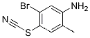 Molecular Structure of 1081803-34-0 (5-Bromo-2-methyl-4-thiocyanatoaniline)