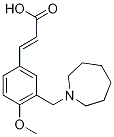 Molecular Structure of 1119449-77-2 ((2E)-3-[3-(azepan-1-ylmethyl)-4-methoxyphenyl]acrylic acid)
