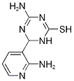 Molecular Structure of 1142208-80-7 (4-amino-6-(2-aminopyridin-3-yl)-1,6-dihydro-1,3,5-triazine-2-thiol)