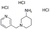 1-(pyridin-3-ylmethyl)piperidin-3-amine(SALTDATA: 3HCl 0.7H2O 0.05(C2H5)2O)