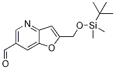 2-((tert-Butyldimethylsilyloxy)methyl)-furo[3,2-b]pyridine-6-carbaldehyde