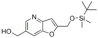 (2-((tert-Butyldimethylsilyloxy)methyl)-furo[3,2-b]pyridin-6-yl)methanol