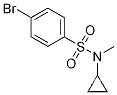 Molecular Structure of 1179167-83-9 (4-broMo-N-cyclopropyl-N-Methylbenzene-1-sulfonaMide)