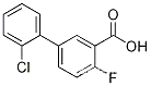 Molecular Structure of 1184837-79-3 (5-(2-Chlorophenyl)-2-fluorobenzoic acid)