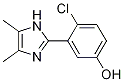4-chloro-3-(4,5-dimethyl-1H-imidazol-2-yl)phenol