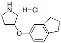 2,3-DIHYDRO-1H-INDEN-5-YL 3-PYRROLIDINYL ETHERHYDROCHLORIDE