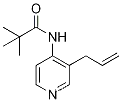 Molecular Structure of 1186311-09-0 (N-(3-Allylpyridin-4-yl)pivalamide)
