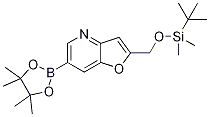 2-((tert-Butyldimethylsilyloxy)methyl)-6-(4,4,5,5-tetramethyl-1,3,2-dioxaborolan-2-yl)furo[3,2-b]pyr