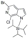 5-Bromo-7-chloro-1-(triisopropylsilyl)-1h-pyrrolo[2,3-c]pyridine