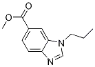 Molecular Structure of 1199773-30-2 (Methyl 1-propyl-1H-benzo[d]imidazole-6-carboxylate)