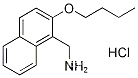 Molecular Structure of 1201633-62-6 ([(2-Butoxy-1-naphthyl)methyl]amine hydrochloride)