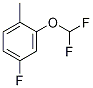 2-(Difluoromethoxy)-4-fluoro-1-methyl-benzene
