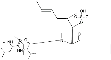 Molecular Structure of 121673-00-5 (Cyclosporin A Sulfate)