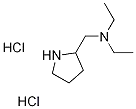 Molecular Structure of 1220027-24-6 (N-Ethyl-N-(2-pyrrolidinylmethyl)-1-ethanaminedihydrochloride)