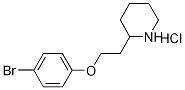 Molecular Structure of 1220032-05-2 (2-[2-(4-Bromophenoxy)ethyl]piperidinehydrochloride)