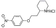Molecular Structure of 1220032-29-0 (2-[2-(4-Nitrophenoxy)ethyl]piperidinehydrochloride)