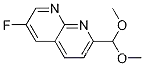 Molecular Structure of 1222533-72-3 (2-(Dimethoxymethyl)-6-fluoro-1,8-naphthyridine)