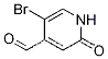 Molecular Structure of 1227562-37-9 (4-Pyridinecarboxaldehyde, 5-broMo-1,2-dihydro-2-oxo-)