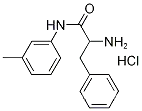 Molecular Structure of 1236262-48-8 (2-Amino-N-(3-methylphenyl)-3-phenylpropanamidehydrochloride)