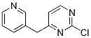 Molecular Structure of 1245643-27-9 (PyriMidine, 2-chloro-4-(3-pyridinylMethyl)-)