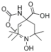 Molecular Structure of 124843-12-5 (N-Boc-2,2,6,6-tetramethylpiperidine-N-oxyl-4-amino-4-carboxylic Acid)