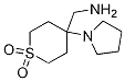 Molecular Structure of 1251266-20-2 (4-(AMinoMethyl)-4-pyrrolidinylthiane-1,1-dione)