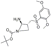 (3R,4R)-tert-butyl 3-amino-4-((2,5-dimethoxyphenylsulfonyl)methyl)pyrrolidine-1-carboxylate