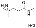 Molecular Structure of 1255147-12-6 (4-amino-N,4-dimethylpentanamide(SALTDATA: 0.5H2O))