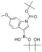 tert-Butyl 6-methoxy-3-(4,4,5,5-tetramethyl-1,3,2-dioxaborolan-2-yl)-1H-indole-1-carboxylate