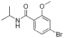 Molecular Structure of 1257664-91-7 (4-Bromo-N-isopropyl-2-methoxybenzamide)