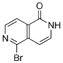 Molecular Structure of 1260663-98-6 (5-broMo-2,6-naphthyridin-1(2H)-one)