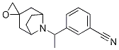 Molecular Structure of 1263281-54-4 (3-(1-(8-Azaspiro[bicyclo[3.2.1]octane-3,2'-oxiran]-8-yl)ethyl)benzonitrile)