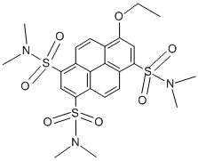 Molecular Structure of 127070-69-3 (8-ETHOXY-N,N,N',N',N'',N''-HEXAMETHYLPYRENE-1,3,6-TRISULFONAMIDE)