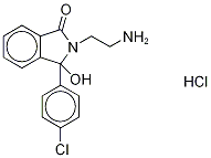 2-(2-Aminoethyl)-3-(4-chlorophenyl)-3-hydroxyphthalimidine-d4 Hydrochloride
