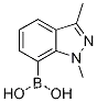Molecular Structure of 1309982-19-1 (1,3-Dimethyl-1H-indazole-7-boronic acid)