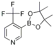 Molecular Structure of 1310405-06-1 (4-(Trifluoromethyl)pyridine-3-boronic acid pinacol ester)