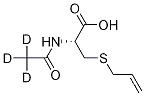 Molecular Structure of 1331907-55-1 (N-(Acetyl-d3)-S-allyl-L-cysteine)