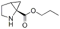 Molecular Structure of 134666-84-5 (2-Azabicyclo[3.1.0]hexane-1-carboxylicacid,propylester,(1S)-(9CI))