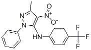 3-Methyl-4-nitro-1-phenyl-N-[4-(trifluoromethyl)phenyl]-1H-pyrazole-5-amine