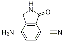 1H-Isoindole-4-carbonitrile, 7-amino-2,3-dihydro-3-oxo-