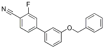 Molecular Structure of 1381944-33-7 (4-[3-(Benzyloxy)phenyl]-2-fluorobenzonitrile)
