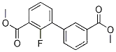 Molecular Structure of 1381944-85-9 (DiMethyl 2-fluorobiphenyl-3,3'-dicarboxylate)