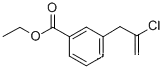 Molecular Structure of 148252-48-6 (3-(3-CARBOETHOXYPHENYL)-2-CHLORO-1-PROPENE)