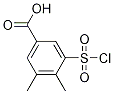 Benzoic acid, 3-(chlorosulfonyl)-4,5-dimethyl-