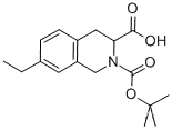 Molecular Structure of 155367-48-9 (DL-2-BOC-7-(ETHYL)-1,2,3,4-TETRAHYDROISOQUINOLINE-3-CARBOXYLIC ACID)