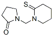 2-PYRROLIDIN-1-YLNE,1-[(2-THIOXO-PIPERIDIN-1-YL)METHYL]-