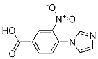 Molecular Structure of 167626-67-7 (4-(1H-imidazol-1-yl)-3-nitrobenzoic Acid)