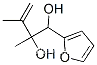 Molecular Structure of 19757-51-8 (1-(2-Furyl)-2,3-dimethyl-3-butene-1,2-diol)