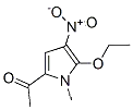 Molecular Structure of 199684-11-2 (Ethanone, 1-(5-ethoxy-1-methyl-4-nitro-1H-pyrrol-2-yl)- (9CI))