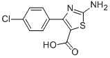Molecular Structure of 206555-62-6 (2-AMINO-4-(4-CHLOROPHENYL)-5-THIAZOLECARBOXYLIC ACID)